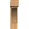 Ekena Millwork Thorton Block Smooth Bracket w/ Offset Brace, Western Red Cedar, 7 1/2"W x 28"D x 28"H BKT0806X28X28THR05SWR - alternate 3